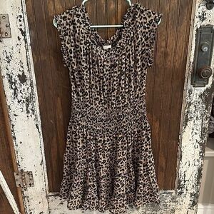 Oddy leopard print dress
